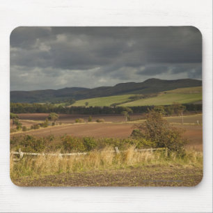 Rolling Hills And Mountains Under A Cloudy Sky Mouse Pad