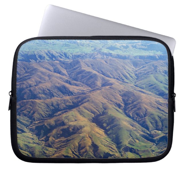 Rolling hills in Southland Region of New Zealand Laptop Sleeve (Front)