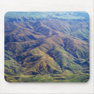 Rolling hills in Southland Region of New Zealand Mouse Pad