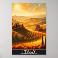 Rolling Hills of Tuscany – Vintage Travel