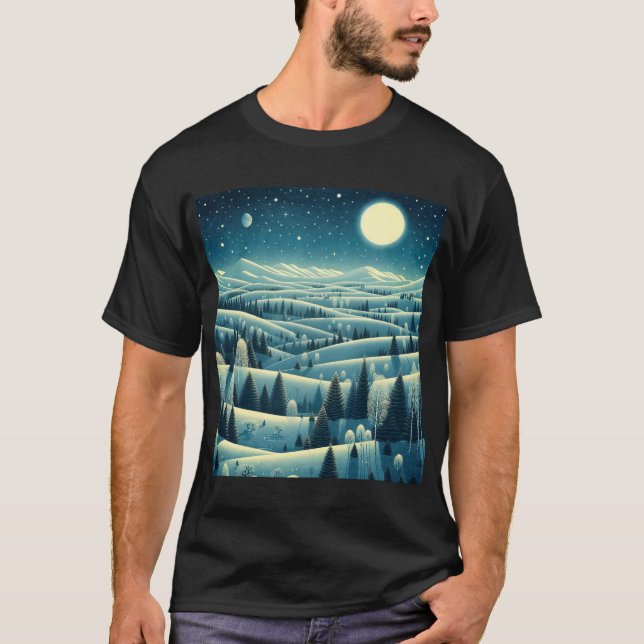 Rolling Hills of Winter T-Shirt (Front)