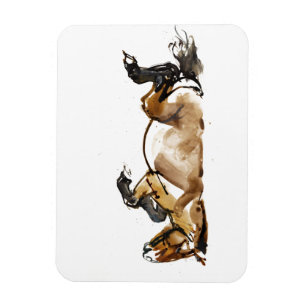 Rolling Horse Magnet