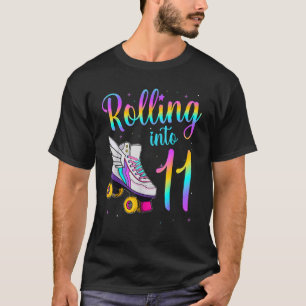 Rolling Into 11 years Lets Roll I'm Turning 11 Rol T-Shirt