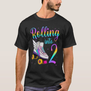 Rolling Into 2 years Lets Roll I'm Turning 2 Roll T-Shirt