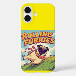 Rolling into Happiness iPhone 16 Case