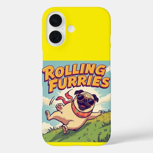 Rolling into Happiness Case-Mate iPhone Case (Back)