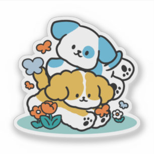 Rolling Into May Like Happy Pups – Cute Spring Dog