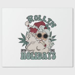 Rolling into the Holidays Wrapping Paper