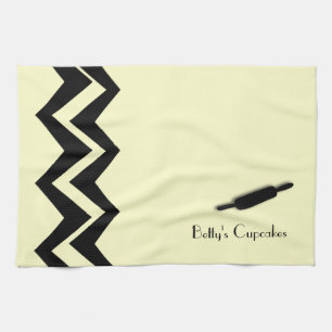 Rolling Pin Art-Deco Custom  Towels