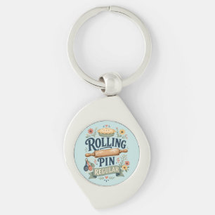 Rolling Pin Regular Cottage Baker Key Ring