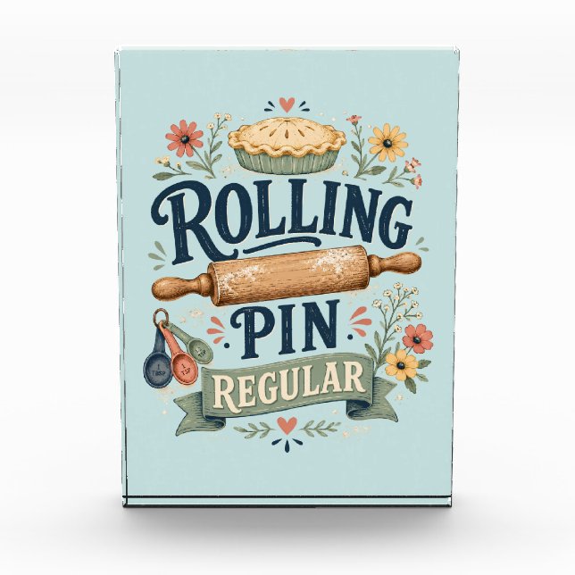 Rolling Pin Regular Cottage Baker Photo Block (Front)
