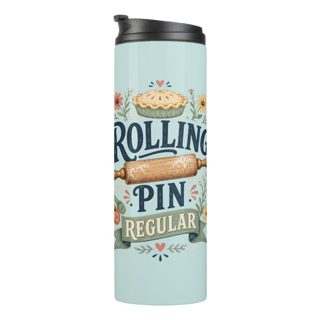 Rolling Pin Regular Cottage Baker Thermal Tumbler (Rotated Right)