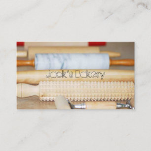 Rolling Pins Bakery Business Card