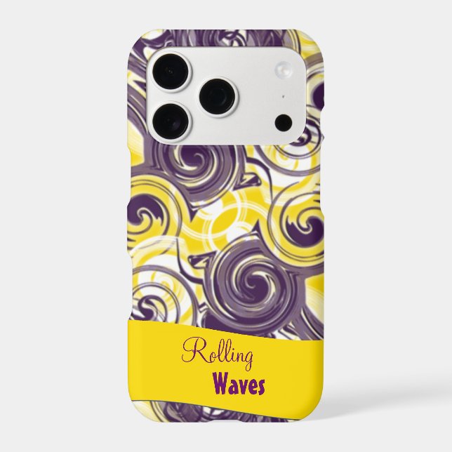 Rolling Purple Abstract (Back)