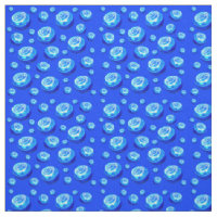 Rolling Rhythm: Blue Lawn Bowls Pattern in Oils
