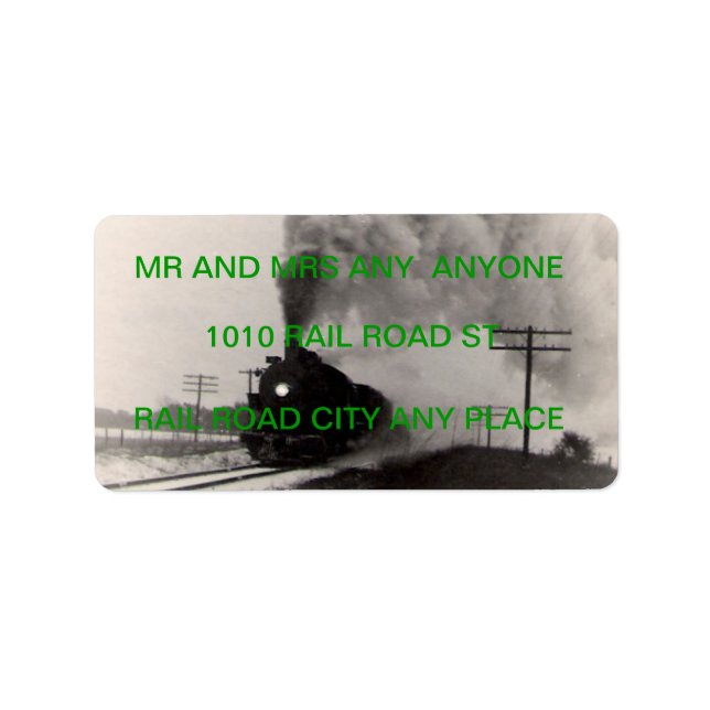 ROLLING RR LABEL (Front)