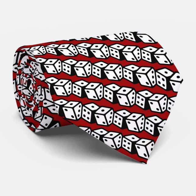 Rolling the Dice Tie (Rolled)
