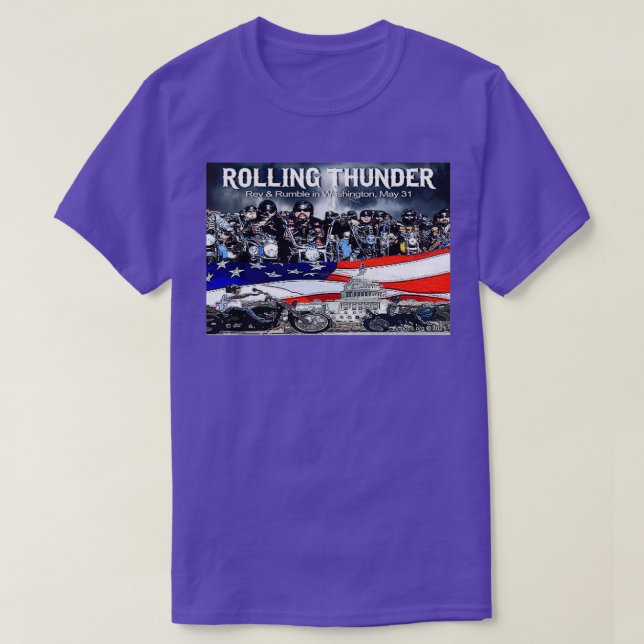 Rolling Thunder T-Shirt (Design Front)