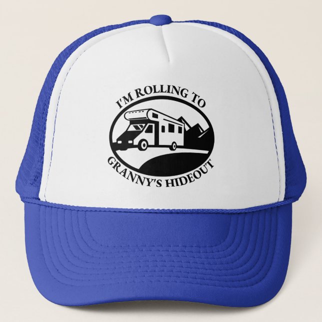 Rolling to Granny's  Trucker Hat (Front)