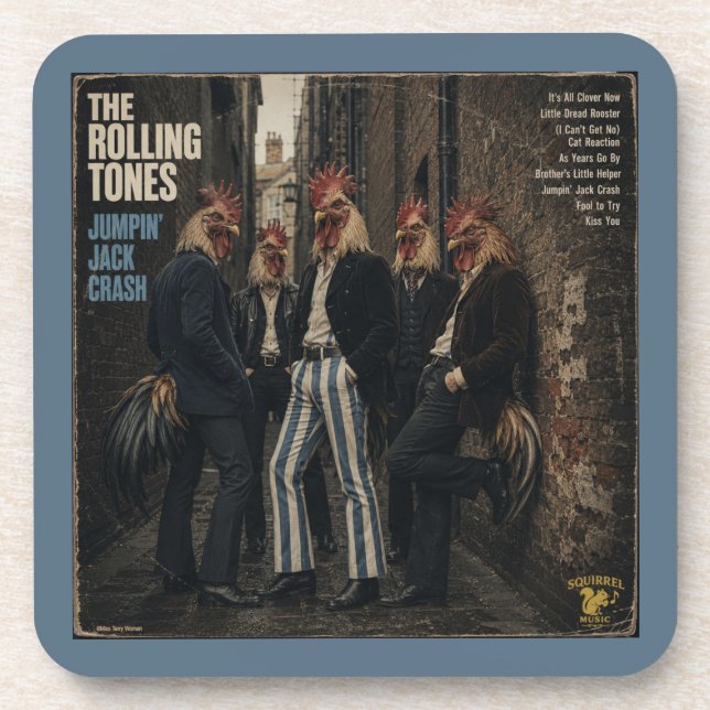 Rolling Tones: a Parody Coaster (Front)