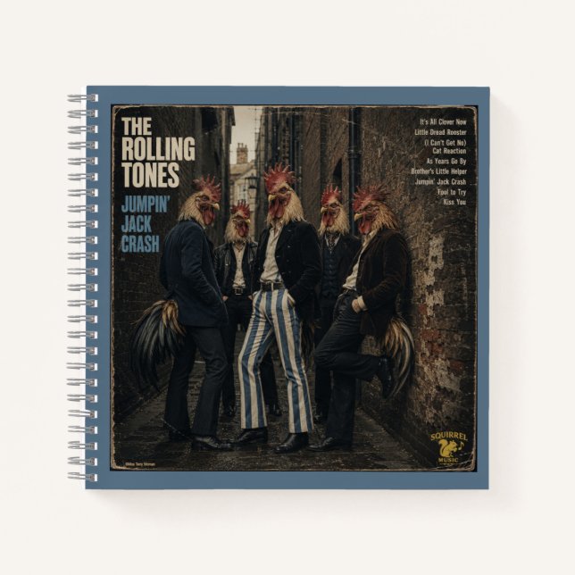 Rolling Tones: a Parody Notebook (Front)
