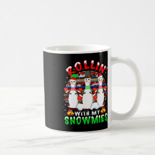 Rolling With My Funnylovers Christmas Xmas Snowmie Coffee Mug