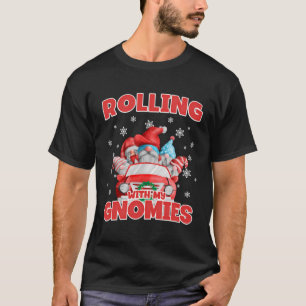 Rolling With My Gnomies Funny Gnomes In Car Christ T-Shirt