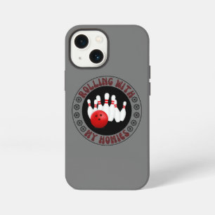 Rolling with my Homies Gifts for Bowling bowlers iPhone 13 Mini Case