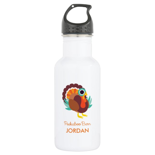 Rollo the Turkey 532 Ml Water Bottle (Front)