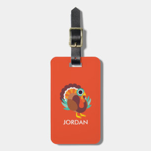 Rollo the Turkey Luggage Tag