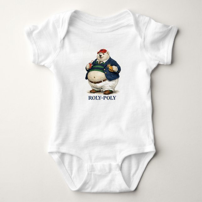 Roly Poly  Baby Bodysuit (Front)