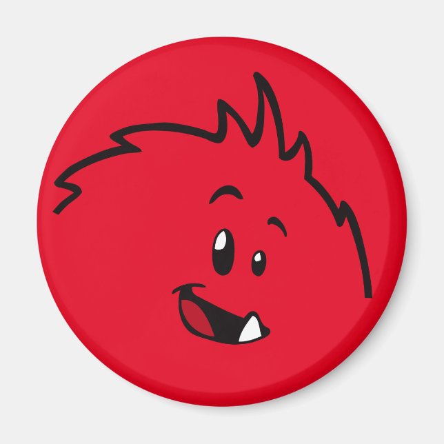 Roly-Poly Monster Magnet (Face Version) (Front)