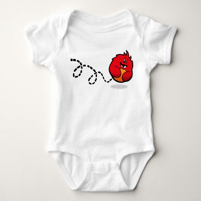 Roly-Poly Monster T-Shirt (Baby) Baby Bodysuit (Front)