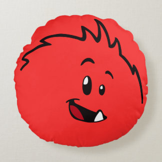 Roly-Poly Monster Throw Pillow