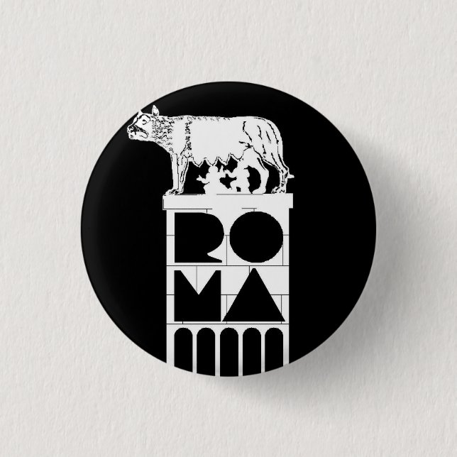 ROMA 3 CM ROUND BADGE (Front)