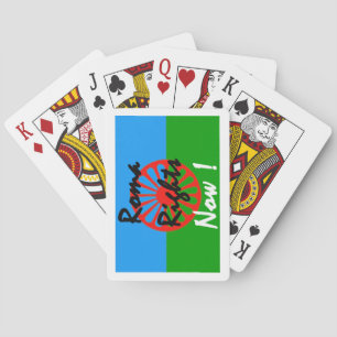 Roma and Gipsy Motives.Gipsy Wheel Copyright Lenny Playing Cards