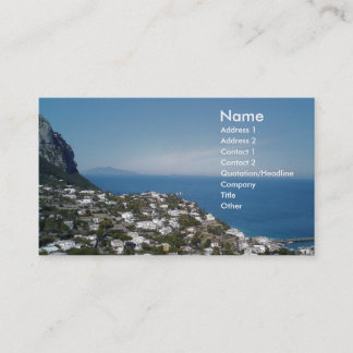 Roma Business and Travel Appointment Card