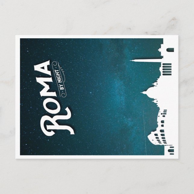 Roma by night . postcard (Front)