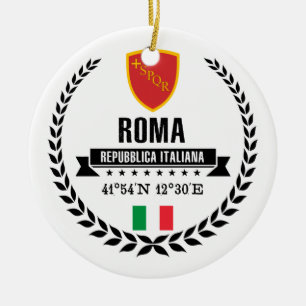 Roma Ceramic Tree Decoration