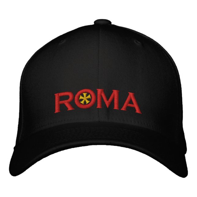 Roma Embroidered Hat (Front)