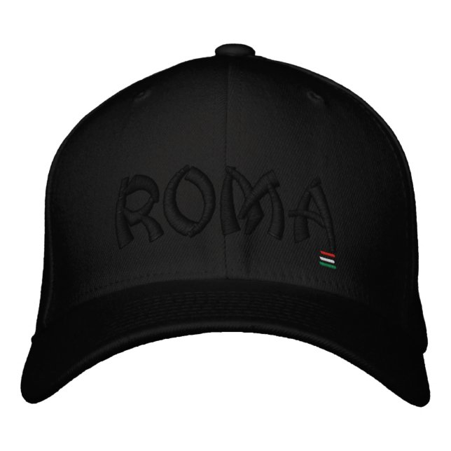 ROMA, EMBROIDERED HAT (Front)