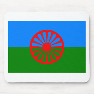 Roma Flag (Romani Flag) Mouse Pad
