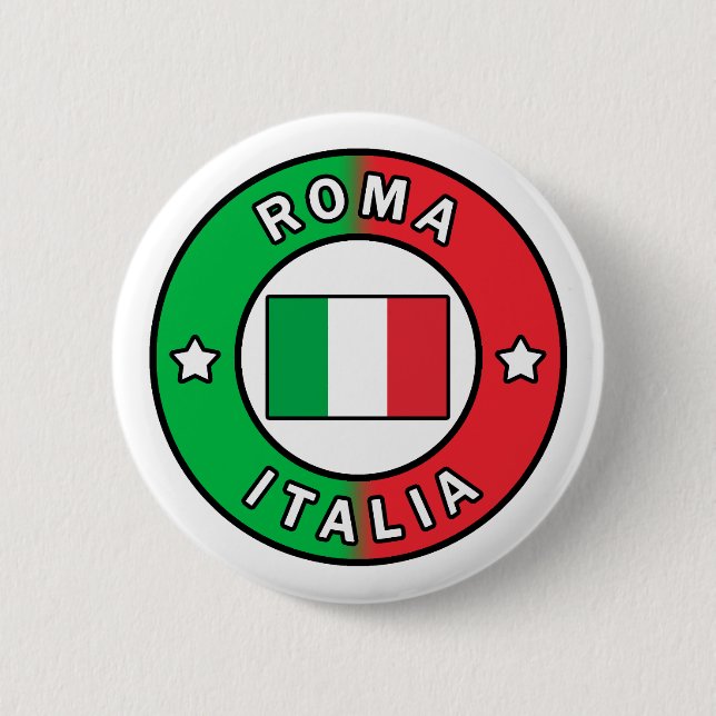 Roma Italia 6 Cm Round Badge (Front)