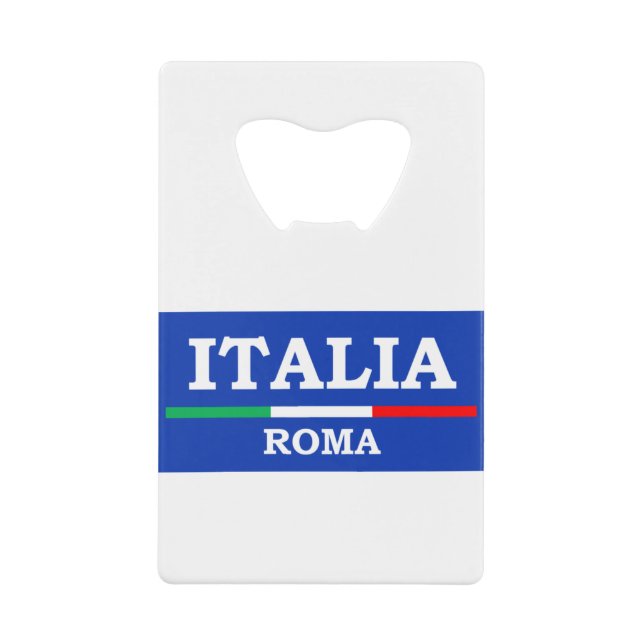 Roma Italia Azzurri Italian Flag (Front)