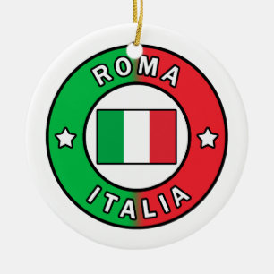 Roma Italia Ceramic Ornament