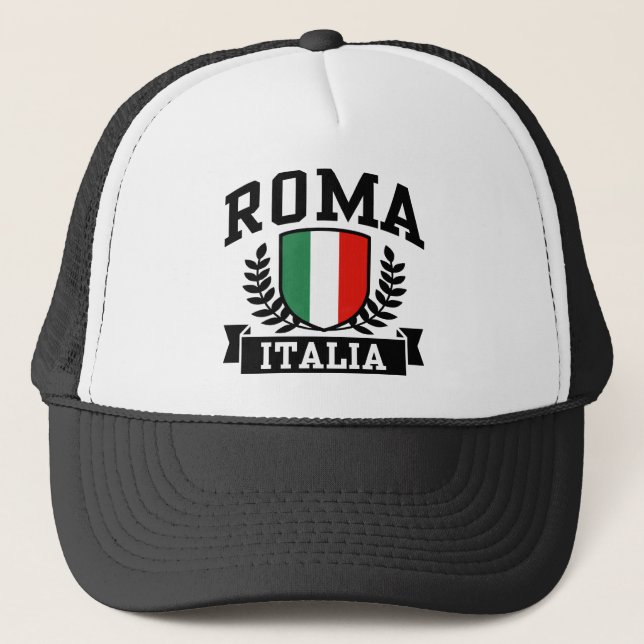 Roma Italia Trucker Hat (Front)