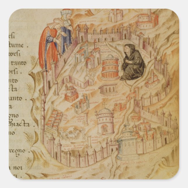 Roma La Veuve Square Sticker (Front)