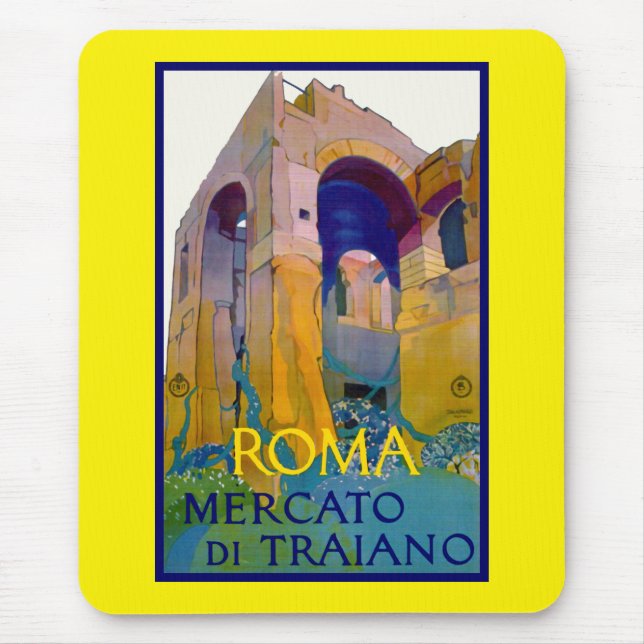 Roma ~ Mercato di Traiano Mouse Pad (Front)