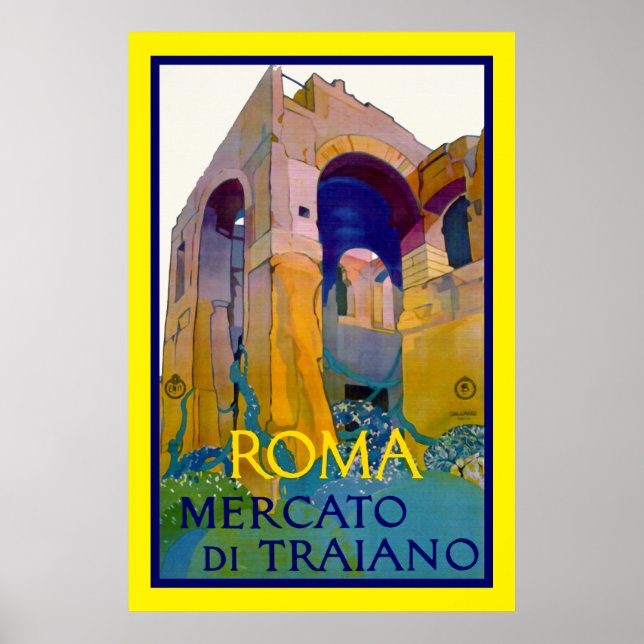 Roma ~ Mercato di Traiano Poster (Front)