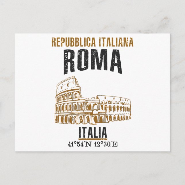 Roma Postcard (Front)